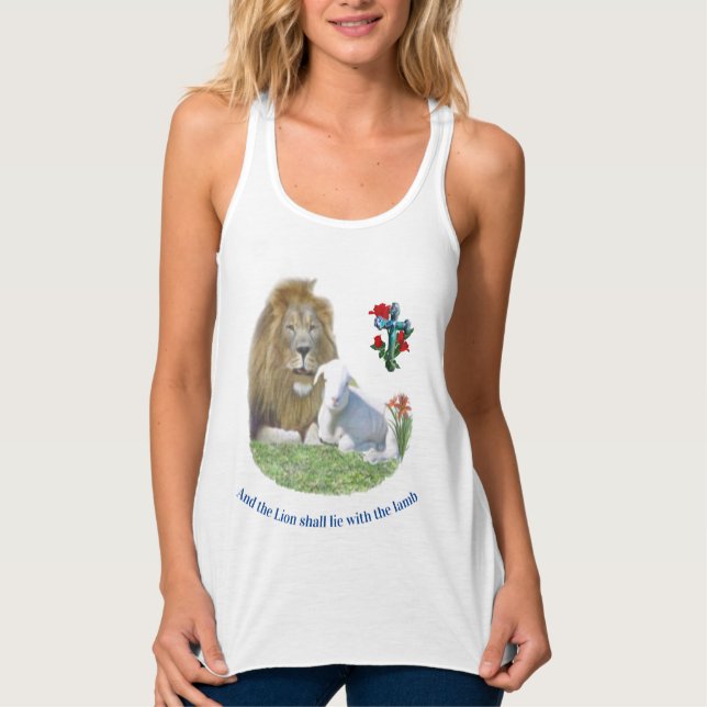 Camiseta Con Tirantes León y cordero (Anverso)