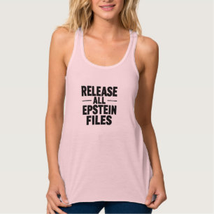 Camiseta Con Tirantes Liberar todos los archivos Epstein