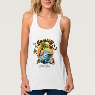 Camiseta Con Tirantes Lindo viaje familiar personalizado en barco de cru