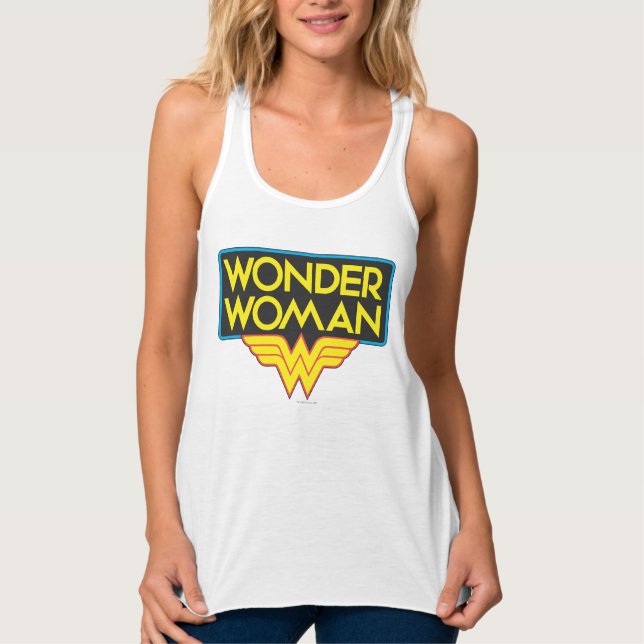 Camiseta Con Tirantes Logo 3 de Wonder Woman (Anverso)