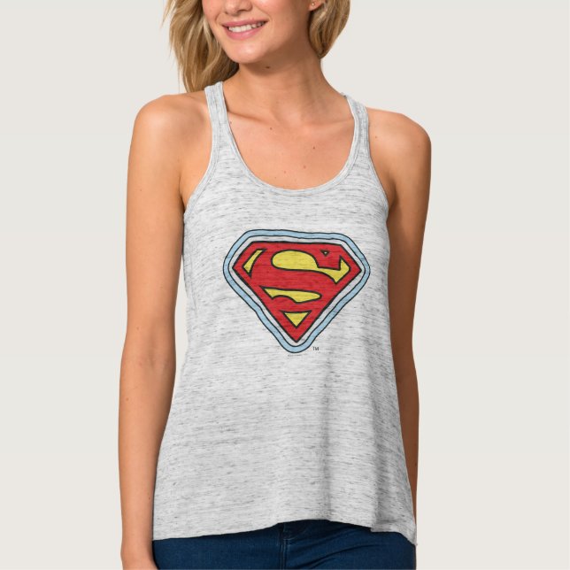 Camiseta Con Tirantes Logo de Supergirl Comic (Anverso)