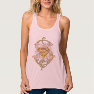 Camiseta Con Tirantes Logo de Supergirl Starbust
