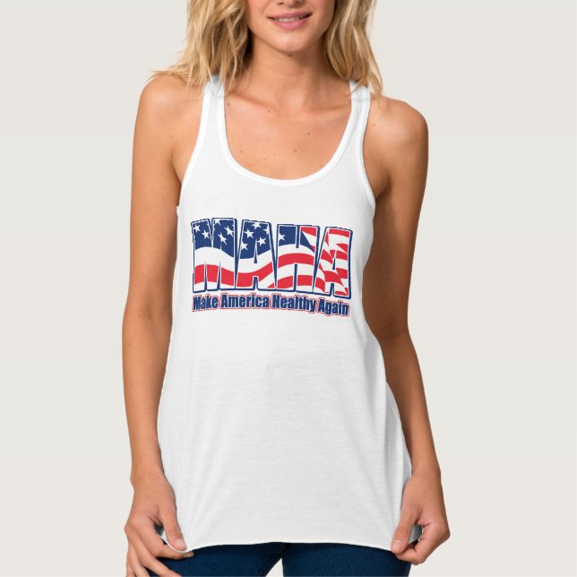 Camiseta Con Tirantes Lograr que Estados Unidos obtenga una ganancia sal (Anverso)