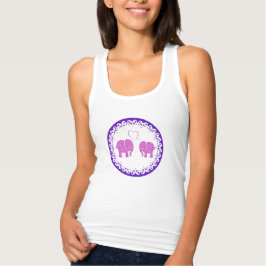 Camiseta Con Tirantes Los elefantes modernos y elegantes y divertidos