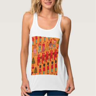 Camiseta Con Tirantes Los navidades juguetean a los niños vintage