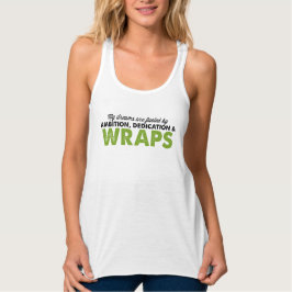 Camiseta Con Tirantes Los sueños avivados por Wraps Tank