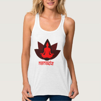 Camiseta Con Tirantes Lotus Yoga Namaste