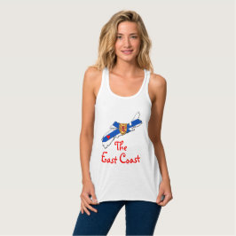 Camiseta Con Tirantes Love The East Coast Heart Nova Scotia shirt