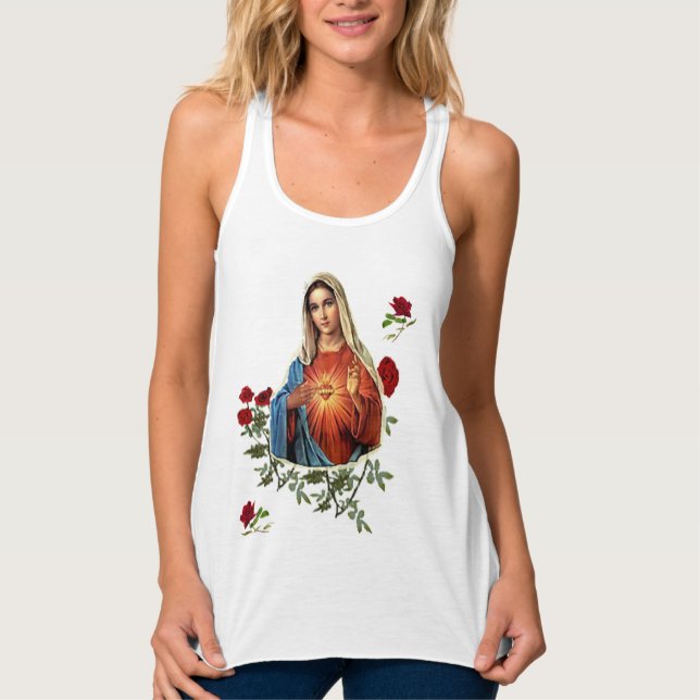 Camiseta Con Tirantes Madre María (Anverso)