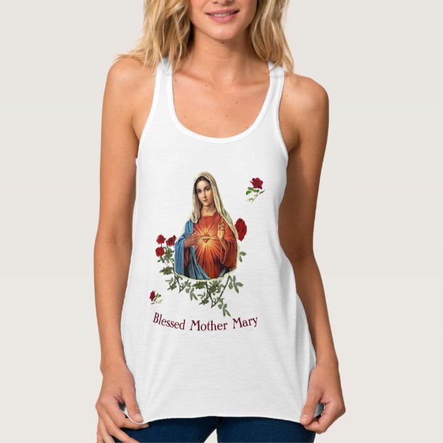 Camiseta Con Tirantes Madre María (Anverso)