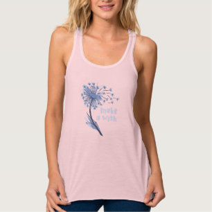 Camiseta Con Tirantes Make a wish Dandelion Flower
