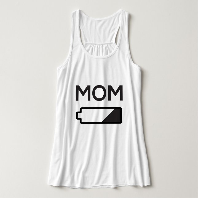 Camiseta Con Tirantes Mamá (Diseño del anverso)