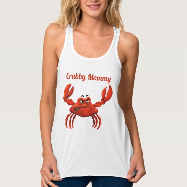 Camiseta Con Tirantes Mamá malhumorada (Anverso)