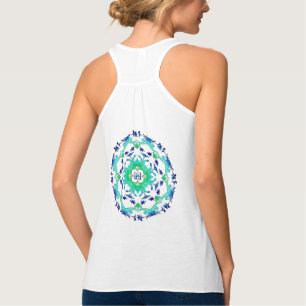 Camiseta Con Tirantes Mandala floral.