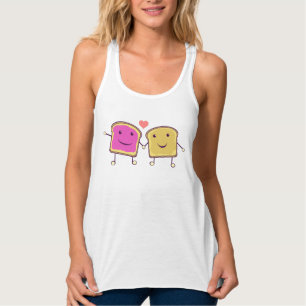 Camiseta Con Tirantes Mantequilla y jalea de cacahuete