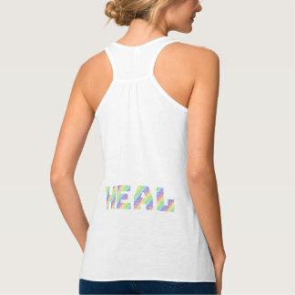 Camiseta Con Tirantes Mantra de Arcoíris para Paz Interior y Liberación