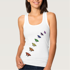 Camiseta Con Tirantes mariposas chakra