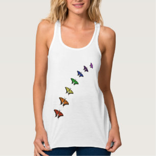Camiseta Con Tirantes mariposas chakra