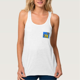 Camiseta Con Tirantes Mariposas de barquillos azules malayas en Canna Ki