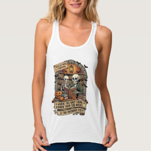 Camiseta Con Tirantes Más espantoso que las tarifas por libros atrasados