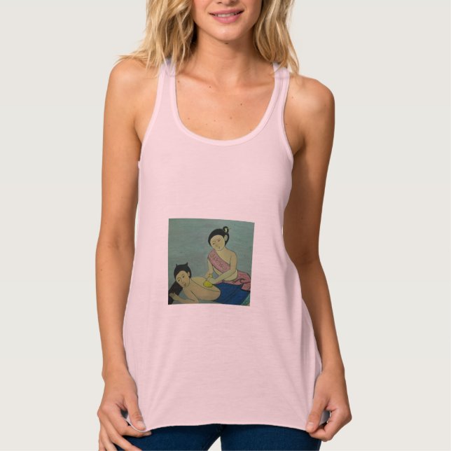 Camiseta Con Tirantes Masaje tradicional tailandés (Anverso)
