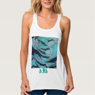 Camiseta Con Tirantes Máscara de risas azules