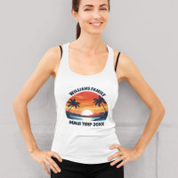 Maui Vacation Sunrise Palm Trees Personalizado Wom