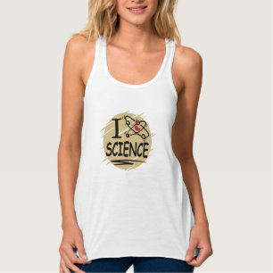 Camiseta Con Tirantes Me encanta la ciencia