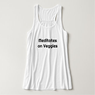 Camiseta Con Tirantes Medita sobre el tanque de verduras