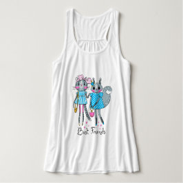 Camiseta Con Tirantes Mejores amigos