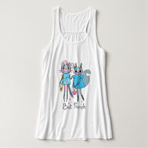 Camiseta Con Tirantes Mejores amigos