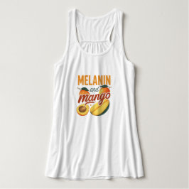 Camiseta Con Tirantes "Melanina & Mango" Tanque de Verano de Patrimonio 