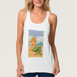 Camiseta Con Tirantes Mermaids Make Waves Retro Pin-Up | Coastal Beach
