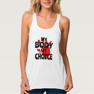 Camiseta Con Tirantes Mi cuerpo mi elección