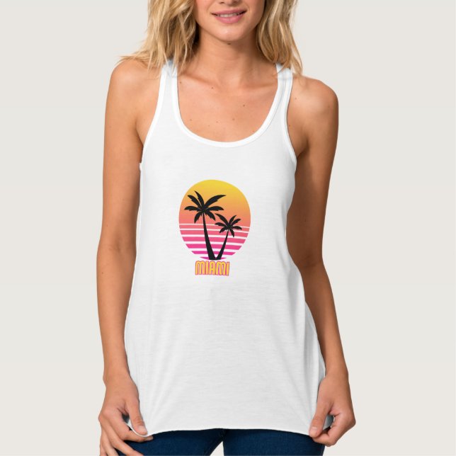 CAMISETA CON TIRANTES MIAMI (Anverso)