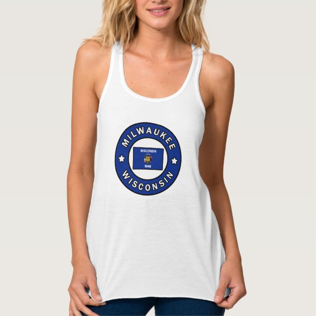 Camiseta Con Tirantes Milwaukee Wisconsin (Anverso)