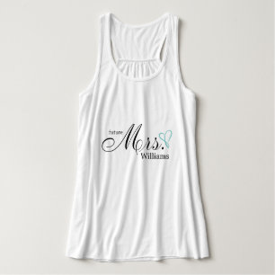 Camiseta Con Tirantes Mint Scribblet Heart "Future Mrs."