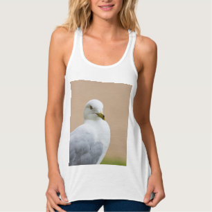 Camiseta Con Tirantes Mirando hacia afuera