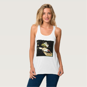 Camiseta Con Tirantes Modelos de insectos: Una mariposa y una parábola 0