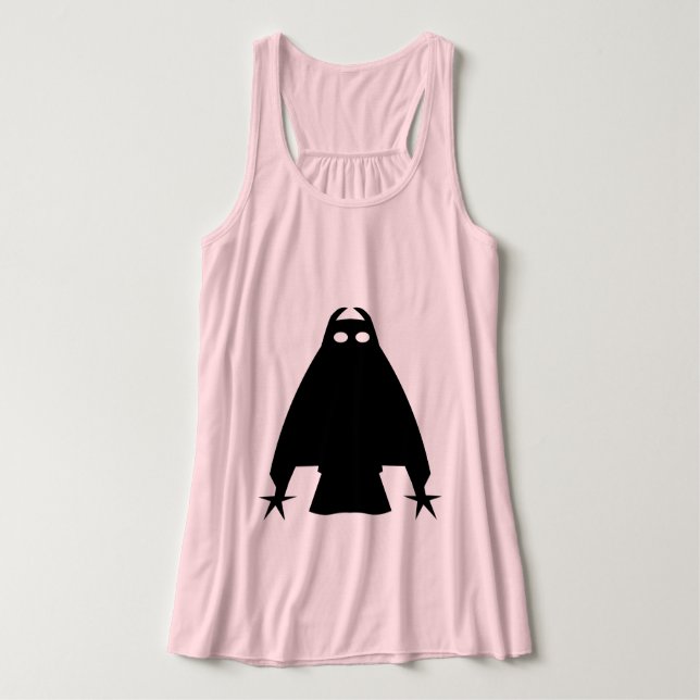 Camiseta Con Tirantes Molleja petroglifos con cuernos de búho antiguo (Diseño del anverso)