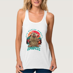 Camiseta Con Tirantes Momento del Maestro Zen Bigfoot Arte Retro de Medi