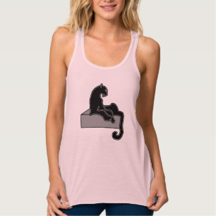 Camiseta Con Tirantes moreno negro