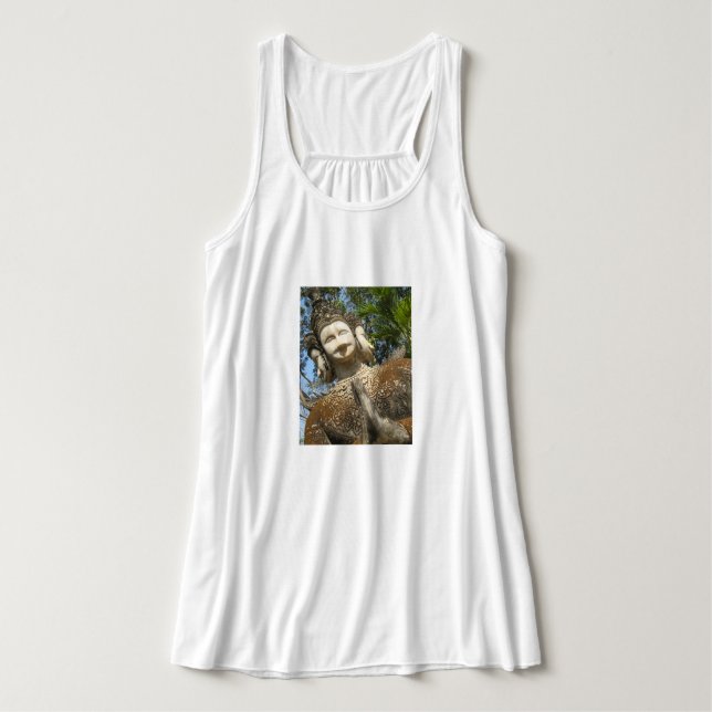 Camiseta Con Tirantes Muchos Face Wai... Nong Khai, Isaan, Tailandia (Diseño del anverso)