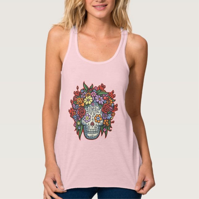 Camiseta Con Tirantes Mujere Muerta Con Gracias II (Anverso)