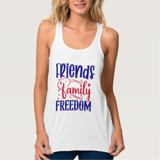 Camiseta Con Tirantes Mujeres de la libertad de la familia de amigos