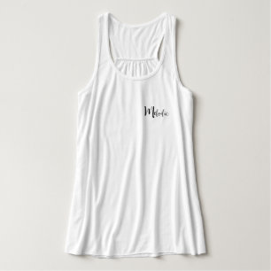 Camiseta Con Tirantes Murugi lleva una carrera de flores en BellaCanvas