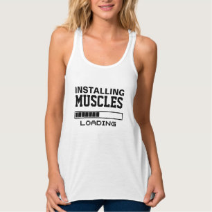 Camiseta Con Tirantes Muscles Funny Geek