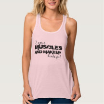 Músculo y tanque de maquillaje