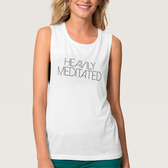 Camiseta Con Tirantes Muy meditado | Yoga (Anverso)