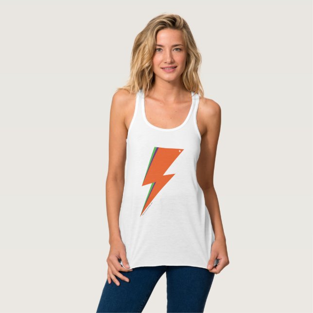 Camiseta Con Tirantes NARANJA del NP Bolt Flowy Racerback Tank (Anverso completo)